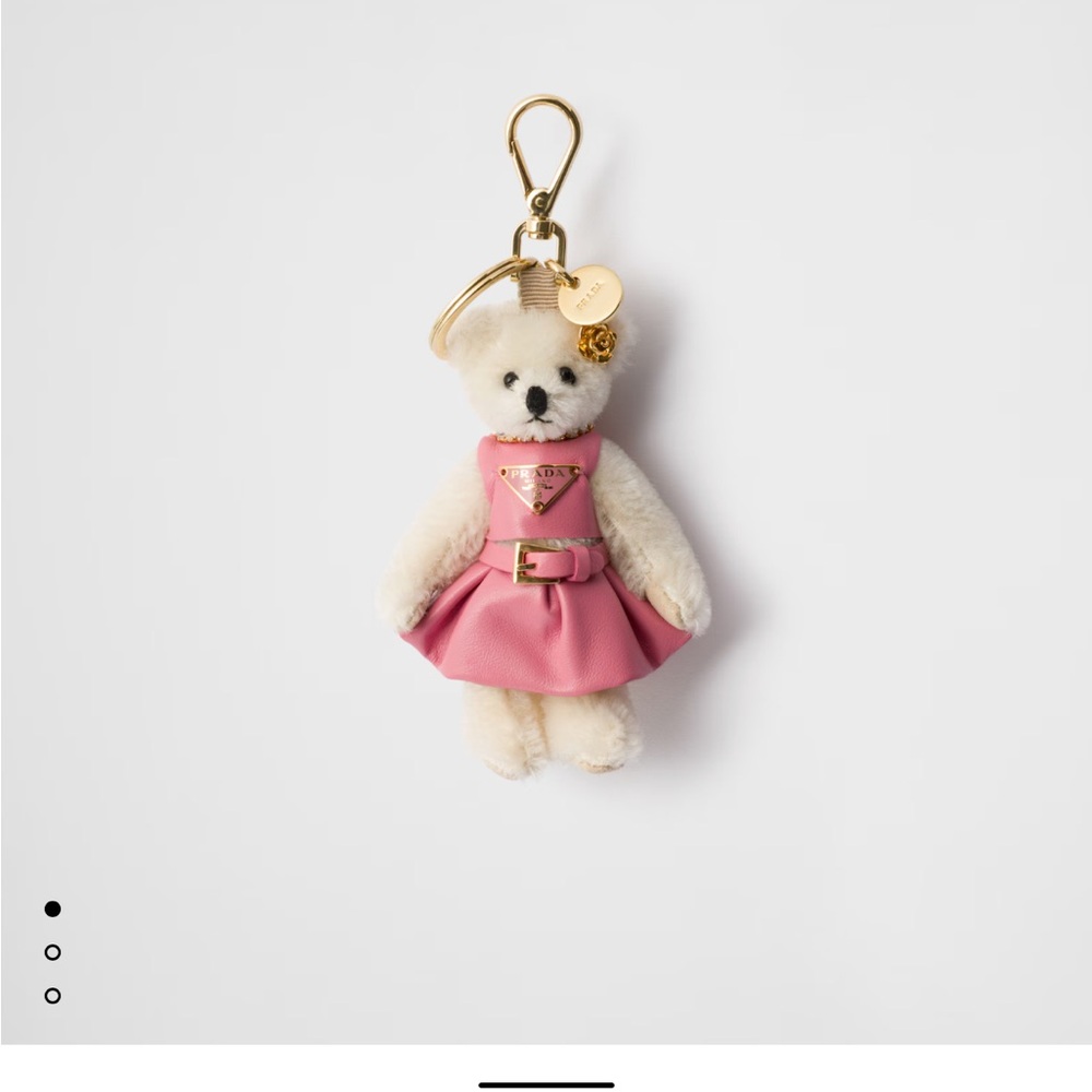 Prada bear keyring